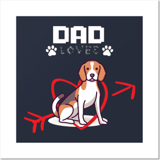 Dad loves Beagle Posters and Art